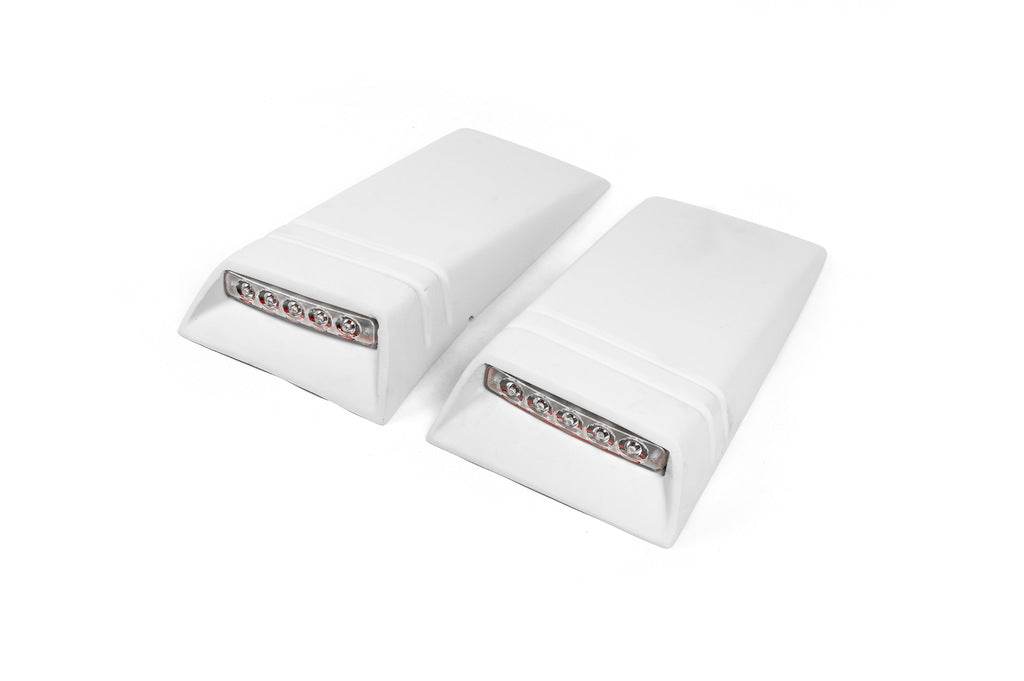 Roof inserts with LED (2 pcs, paintable) for Volkswagen Amarok 2010-2022 - Reelken Auto