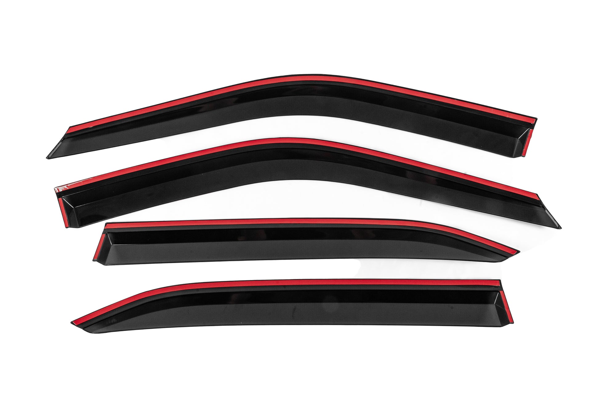 Window Deflectors with Chrome Trim Niken Luxury (4 pcs) for Mitsubishi Eclipse Cross 2017- - image 4