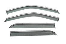 Window Deflectors with Chrome Trim Niken Luxury (4 pcs) for Ford Explorer 2011-2019 - image 1