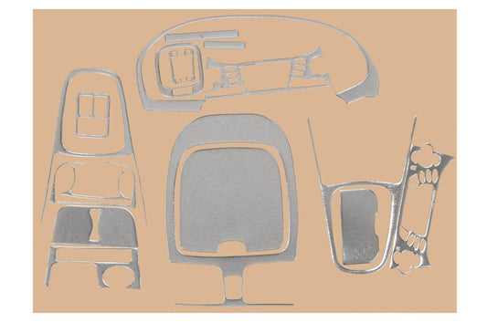 Panel overlays 00-03 (aluminum) for Nissan Almera N16 2000-2006 - Reelken Auto