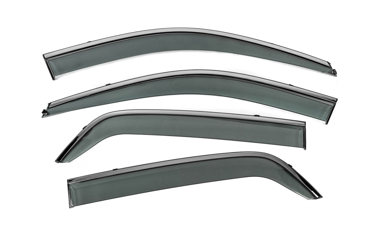 Niken Luxury chrome windbreakers (4 pcs) for Kia Sportage 2004-2010 - image 1
