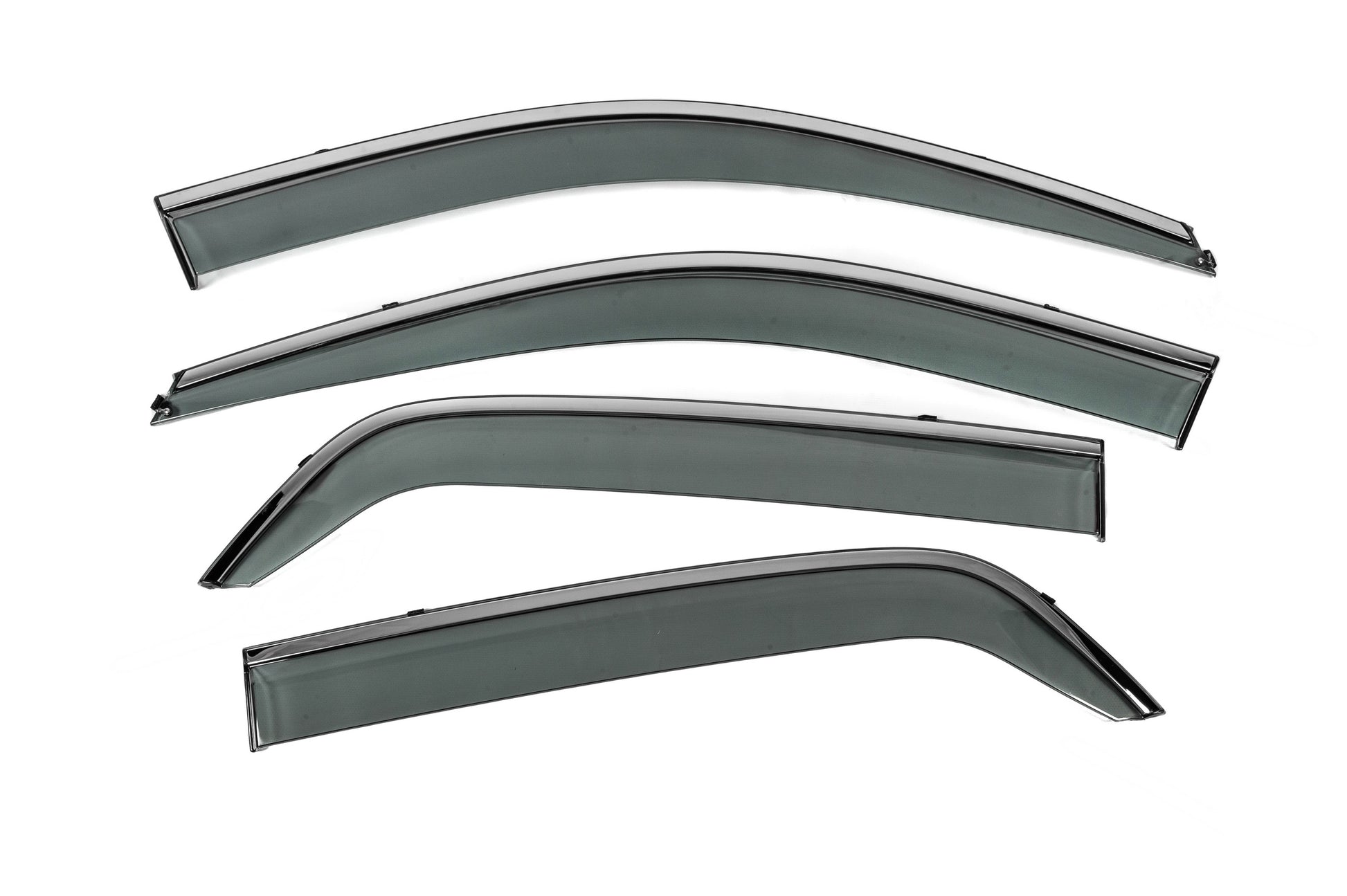 Niken Luxury chrome windbreakers (4 pcs) for Kia Sportage 2004-2010 - image 1