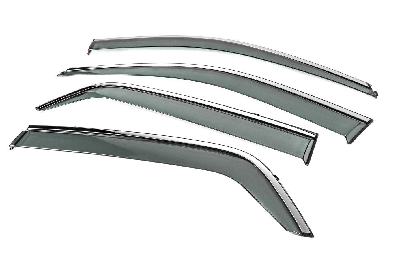 Niken Luxury chrome windbreakers (4 pcs) for Kia Sportage 2004-2010 - image 2