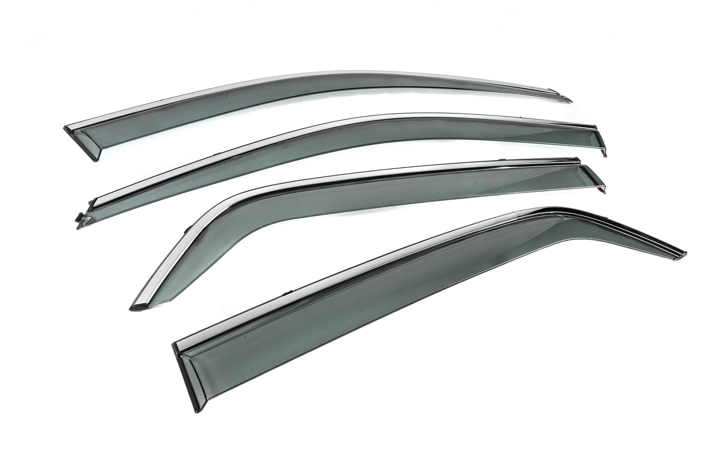 Niken Luxury chrome windbreakers (4 pcs) for Kia Sportage 2004-2010 - image 3