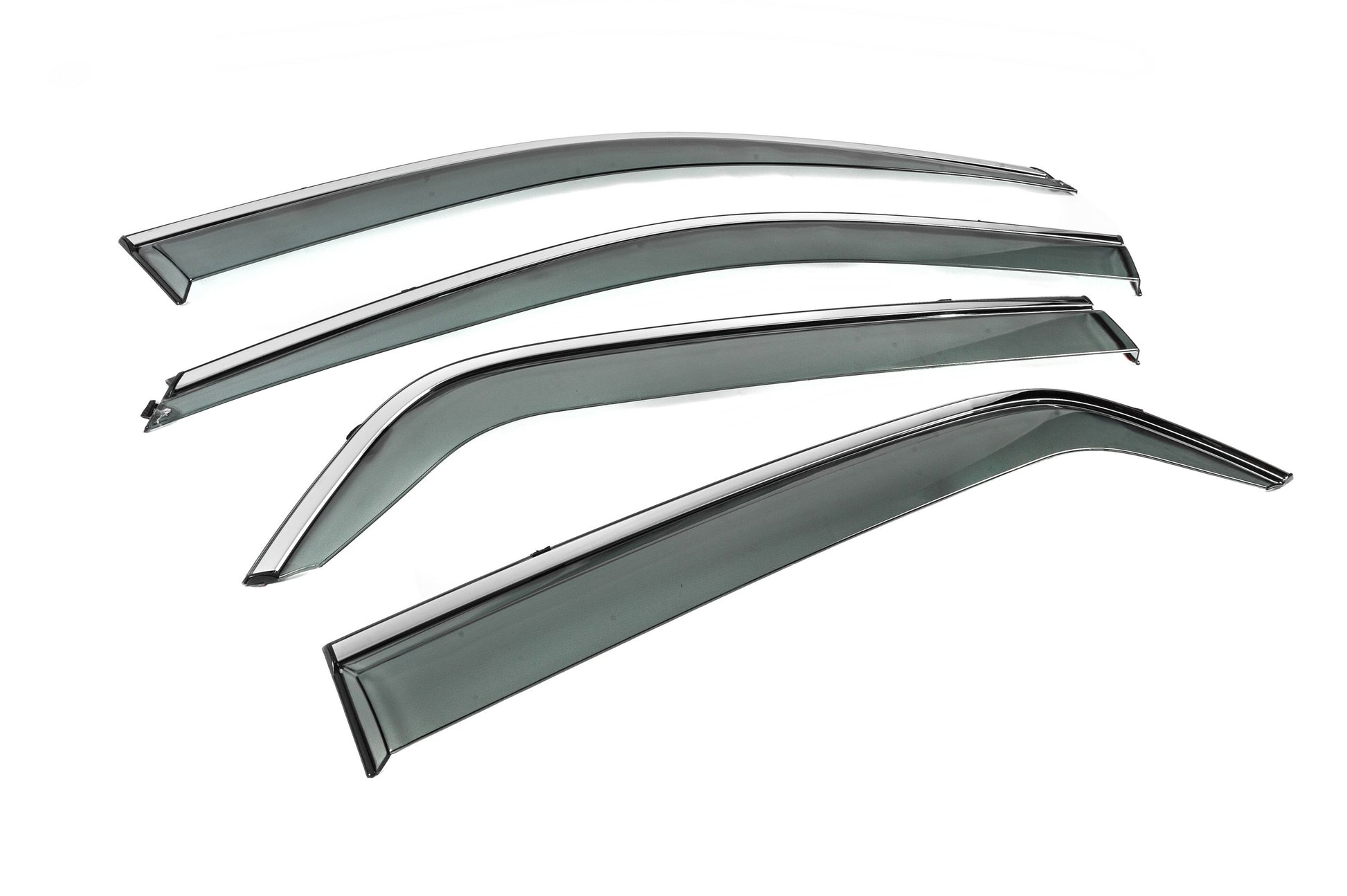 Niken Luxury chrome windbreakers (4 pcs) for Kia Sportage 2004-2010 - image 3