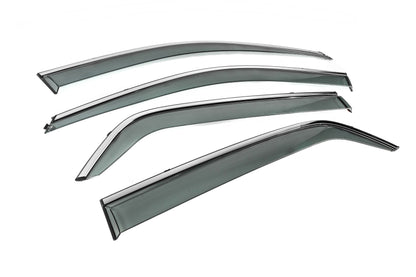 Niken Luxury chrome windbreakers (4 pcs) for Kia Sportage 2004-2010 - image 3