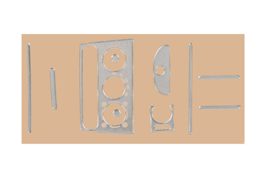 Dashboard Trim (Aluminum) for Opel Tigra 1994-2001 - image 1