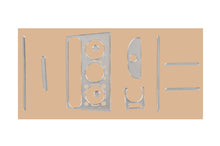 Dashboard Trim (Aluminum) for Opel Tigra 1994-2001 - image 1