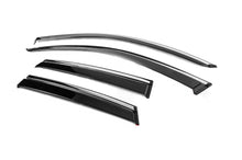 Window Deflectors with Chrome Trim Niken Luxury (4 pcs) for Audi Q3 2019- - image 2