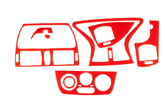 Dashboard Trim Covers (red) for Fiat Marea 1996-2007 - image 1
