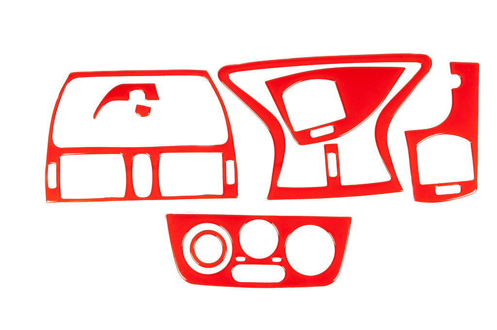 Dashboard Trim Covers (red) for Fiat Marea 1996-2007 - image 1