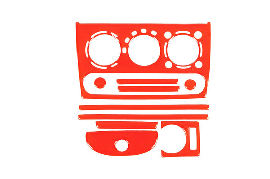 Dashboard Trim Covers (red) for Opel Corsa B 1993-2004 - image 1