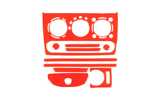 Dashboard Trim Covers (red) for Opel Tigra 1994-2001 - image 1