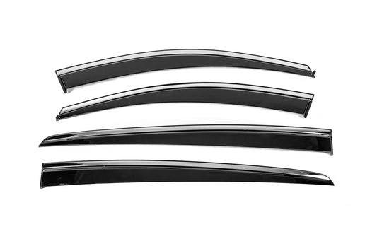 Niken Luxury chrome windbreakers (4 pcs) for Kia Sportage 2015-2021 - image 1