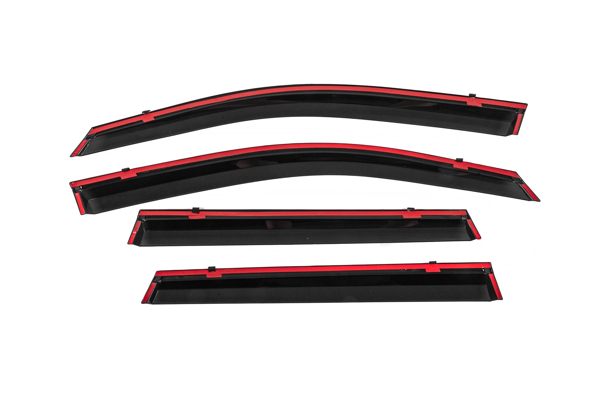 Window Deflectors with Chrome Trim Niken Luxury (4 pcs) for Toyota Corolla Cross 2020- - image 4