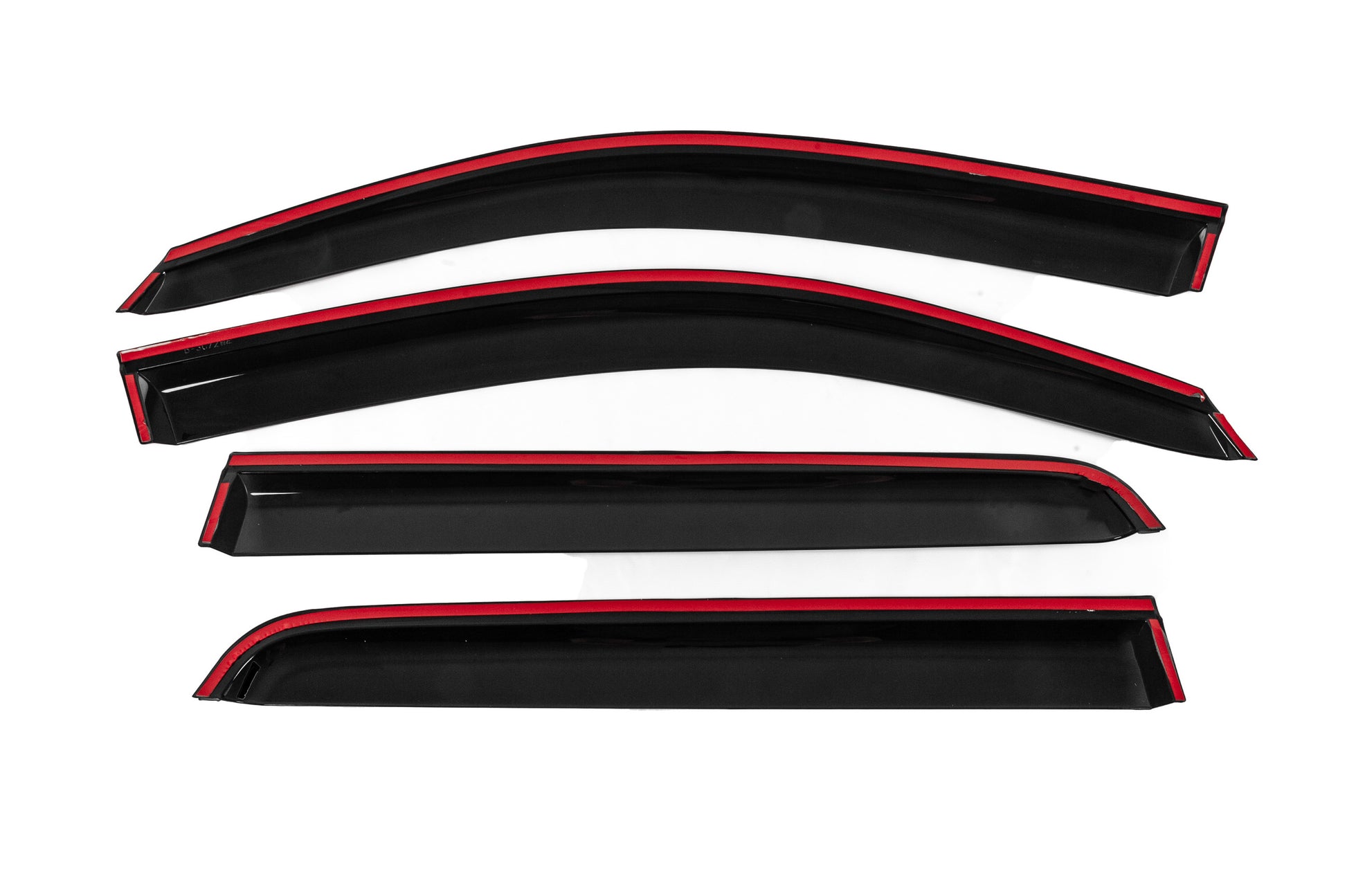 Window Deflectors with Chrome Trim Niken Luxury (2011-2015, 4 pcs) for Toyota Hilux 2006-2015 - image 4