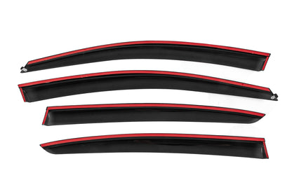 Window Deflectors with Chrome Trim Niken Luxury (HB, 4 pcs) for Renault Megane IV 2016-2025 - image 4