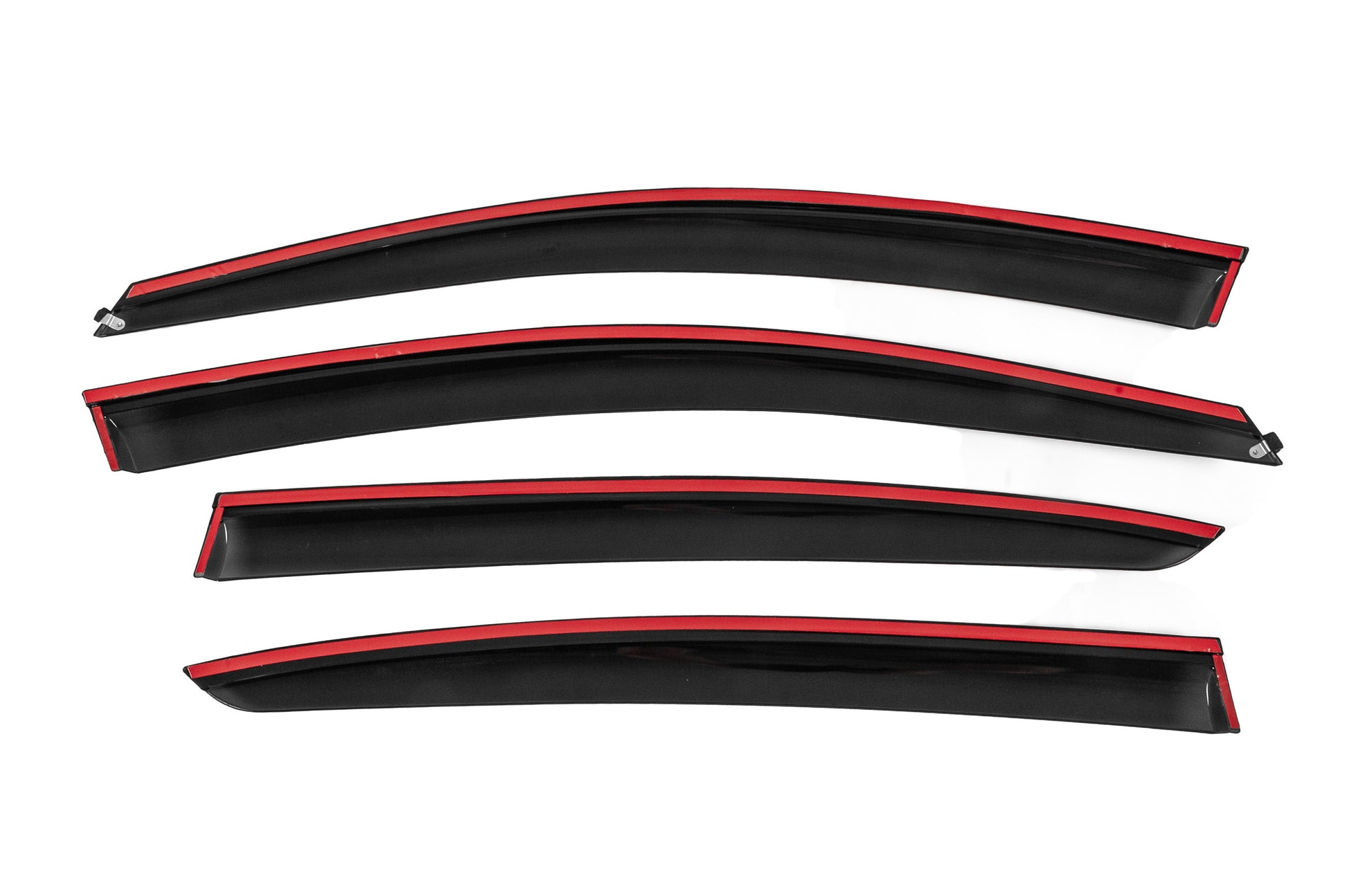 Window Deflectors with Chrome Trim Niken Luxury (HB, 4 pcs) for Renault Megane IV 2016-2025 - image 4