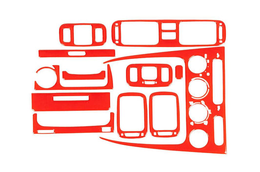 Panel overlays 1998-2000 (red) for Toyota Corolla 1998-2002 - Reelken Auto