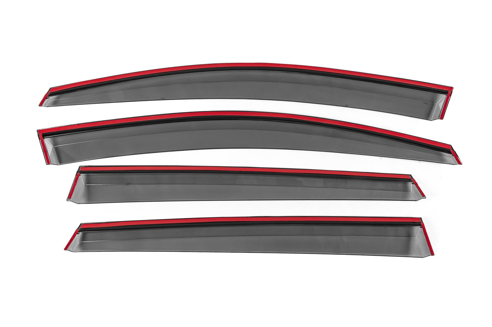 Window Deflectors with Chrome Trim Niken Luxury (SW, 4 pcs) for Volkswagen Golf 7/E-Golf 2012-2020 - image 4