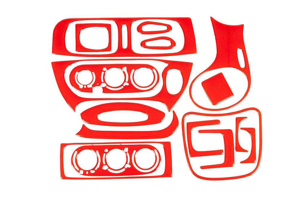 Panel overlays 1999-2003 (red) for Renault Megane I 1996-2004 - Reelken Auto