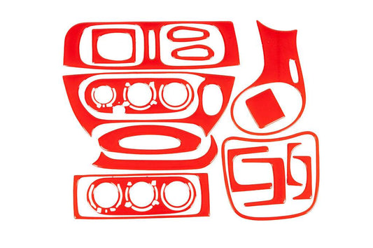 Panel overlays 1999-2003 (red) for Renault Megane I 1996-2004 - Reelken Auto