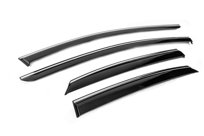 Window Deflectors with Chrome Trim Niken Luxury (4 pcs) for Toyota bZ3 2023- - image 3