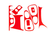 Dashboard Trim Covers (red) for Ford Escort 1995-2000 - image 1