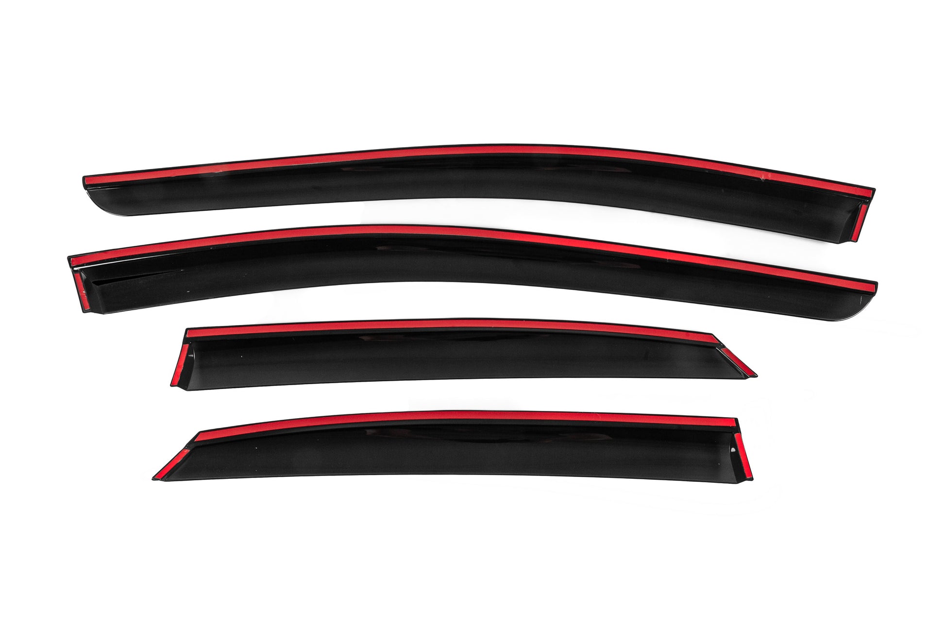 Window Deflectors with Chrome Trim Niken Luxury (4 pcs) for Toyota bZ3 2023- - image 4