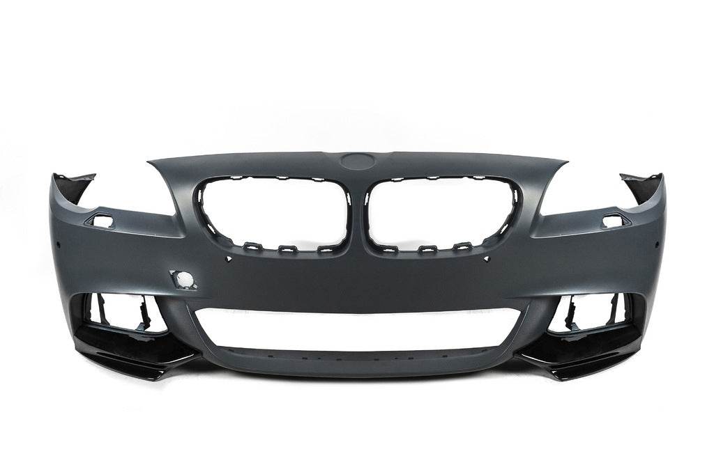 DPT Flap front bumper cover (for M-Performance, gloss black) for BMW 5 series F-10/11/07 2010-2016 - Reelken Auto