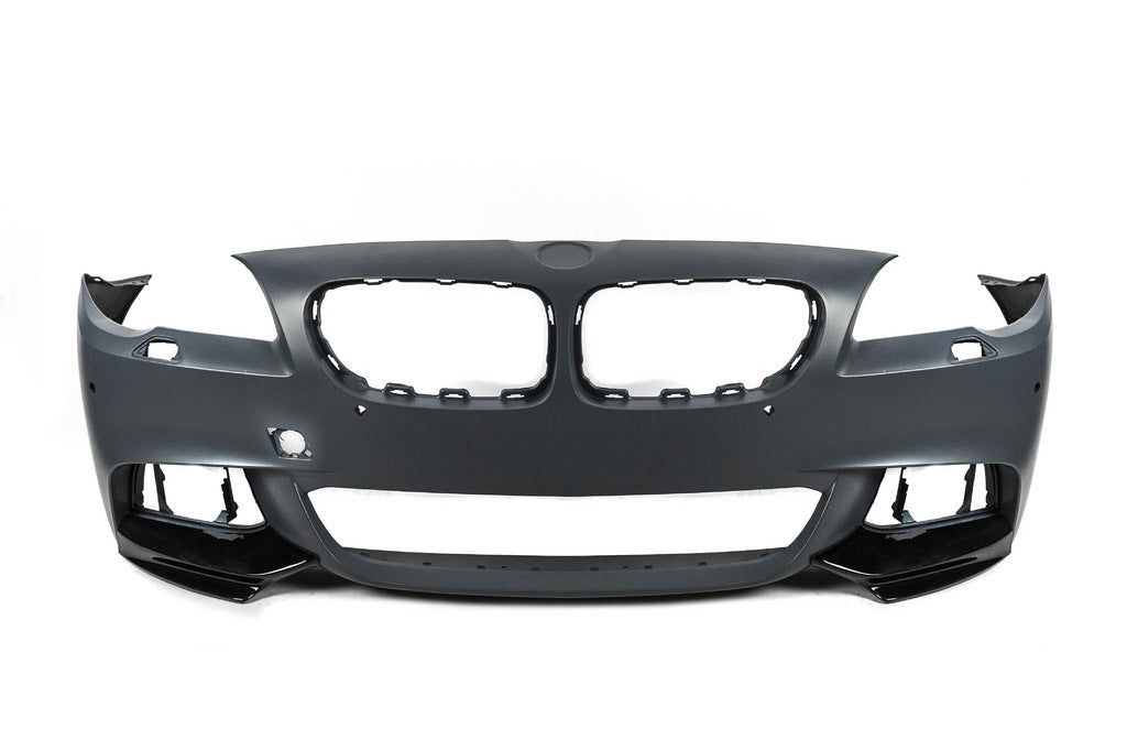 Front Bumper Lip DPT Flap (for M-Performance, Gloss Black) for BMW 5 Series F10/F11 2010–2016 - image 7