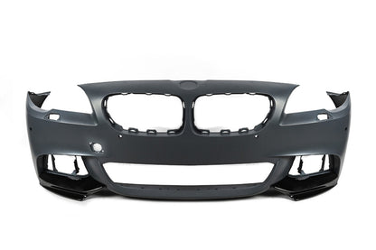 Front Bumper Lip DPT Flap (for M-Performance, Gloss Black) for BMW 5 Series F-10/11/07 2010-2016 - image 7