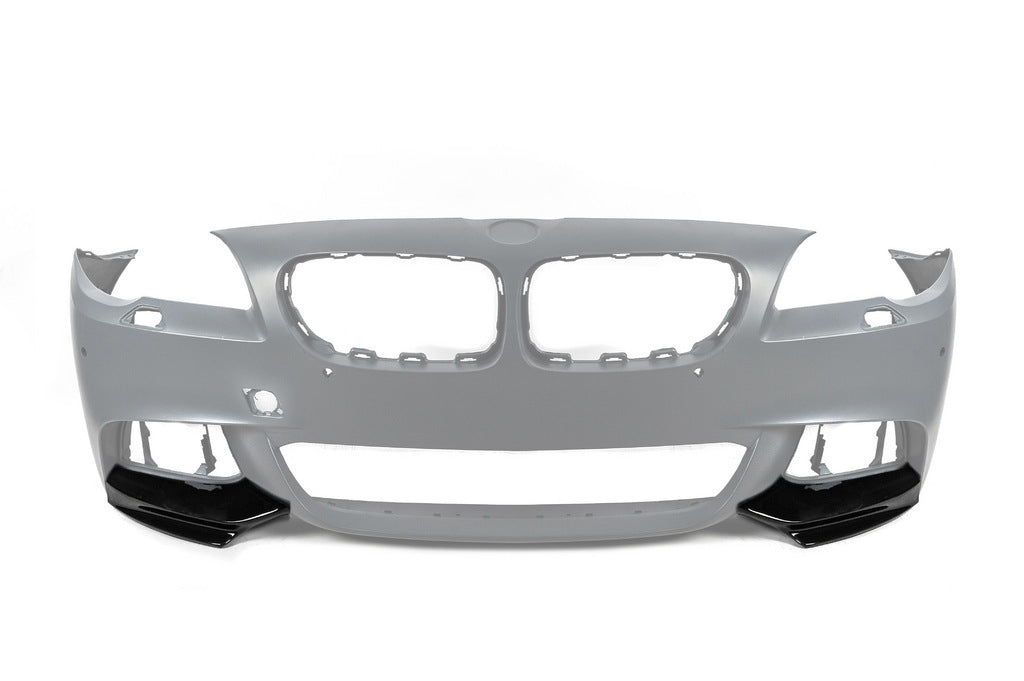 Front Bumper Lip DPT Flap (for M-Performance, Gloss Black) for BMW 5 Series F10/F11 2010–2016 - image 5