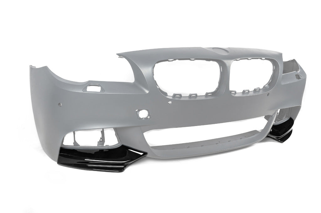 Front Bumper Lip DPT Flap (for M-Performance, Gloss Black) for BMW 5 Series F-10/11/07 2010-2016 - image 6