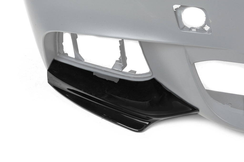 Front Bumper Lip DPT Flap (for M-Performance, Gloss Black) for BMW 5 Series F-10/11/07 2010-2016 - image 3