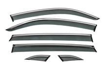 Window Deflectors with Chrome Trim Niken Luxury (for Terramont X, 4 pcs) for Volkswagen Atlas (Terramont) 2016- - image 1