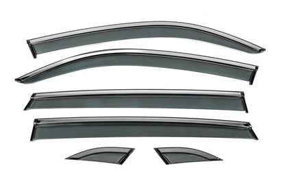 Niken Luxury chrome wind deflectors (for Terramont X, 4 pcs) for Volkswagen Atlas (Terramont) - image 1