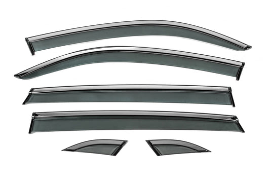 Niken Luxury chrome wind deflectors (for Terramont X, 4 pcs) for Volkswagen Atlas (Terramont) - image 1