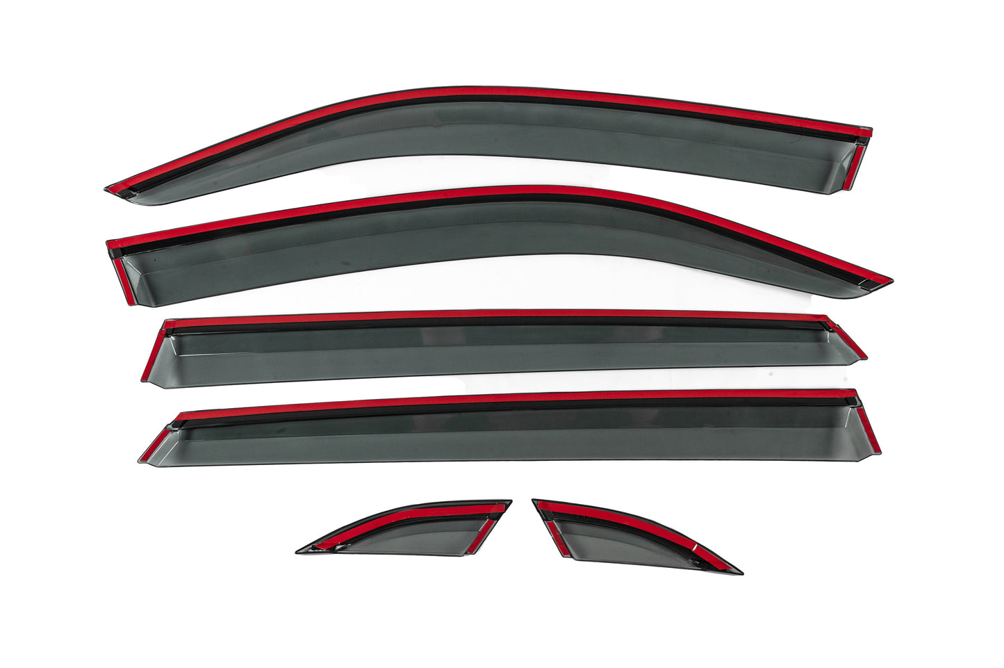 Niken Luxury chrome wind deflectors (for Terramont X, 4 pcs) for Volkswagen Atlas (Terramont) - image 4