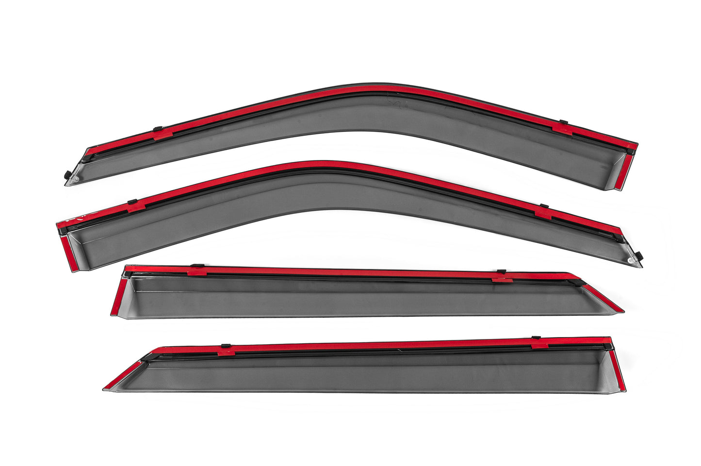 Window Deflectors with Chrome Trim Niken Luxury (4 pcs) for Ford Explorer 2019- - image 4