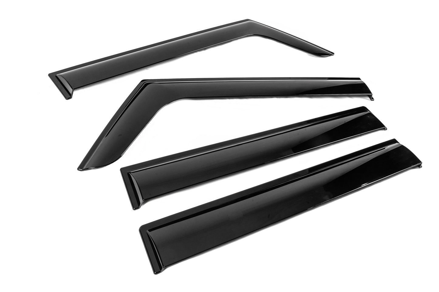 Window Deflectors Niken Luxury (4 pcs) for Jeep Wrangler 2007-2017 - image 3