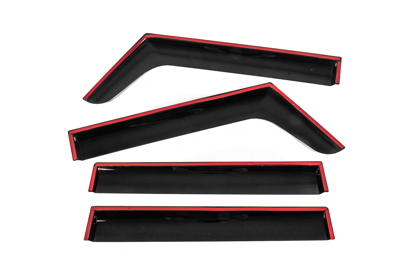 Window Deflectors Niken Luxury (4 pcs) for Jeep Wrangler 2007-2017 - image 4