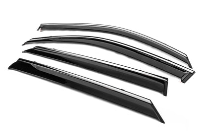 Window Deflectors with Chrome Trim Niken Luxury (4 pcs) for Peugeot 2008 2019- - image 2