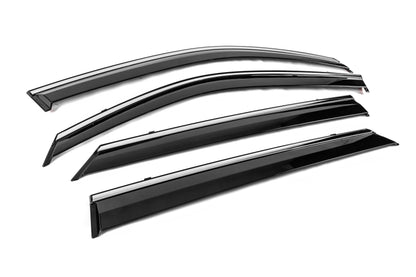 Window Deflectors with Chrome Trim Niken Luxury (4 pcs) for Peugeot 2008 2019- - image 3