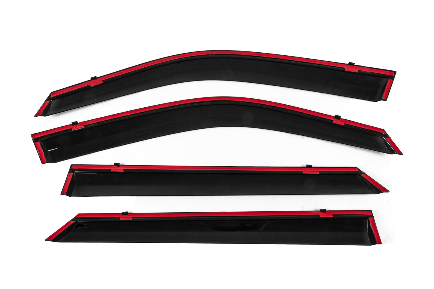 Window Deflectors with Chrome Trim Niken Luxury (4 pcs) for Peugeot 2008 2019- - image 4