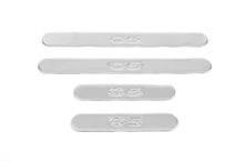 Door Sill Protectors OmsaLine (4 pcs, stainless steel) for Citroen C-5 2008-2017 - image 1
