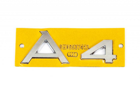 Inscription A4 8H08536741 for Audi A4 B8 2007-2015 - Reelken Auto