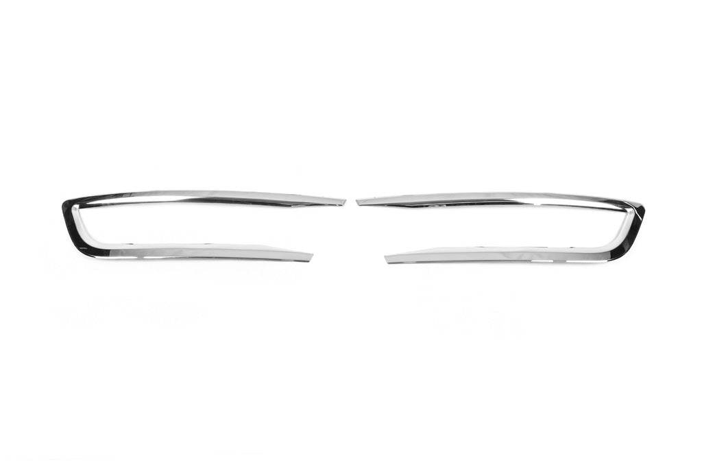 Pads for foglights 2015-2018 (2 pieces, stainless steel) for Volkswagen Passat B8 2015-2023 - Reelken Auto