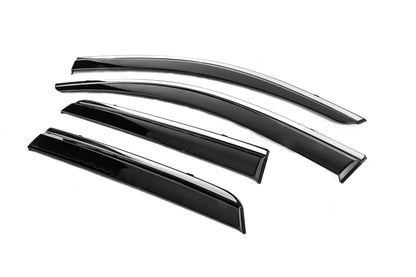 Niken Luxury chrome windbreakers (4 pcs) for Mitsubishi ASX 2010-2023 - image 2