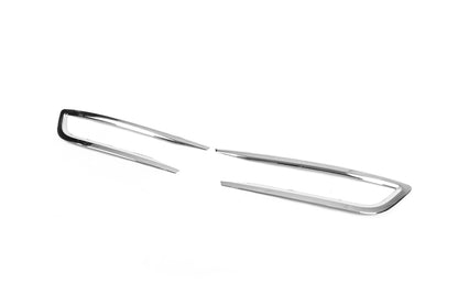 Fog light covers 2015-2018 (2 pcs, stainless steel) for Volkswagen Passat B8 2015-2023 - image 3